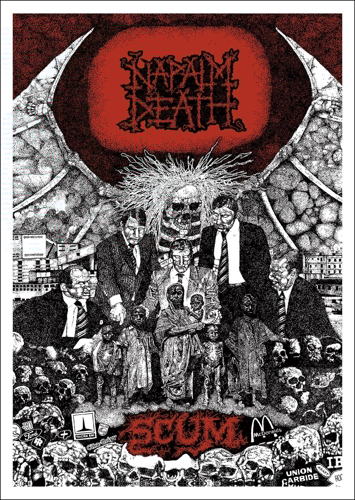 Napalm Death - Scum | retro.posters